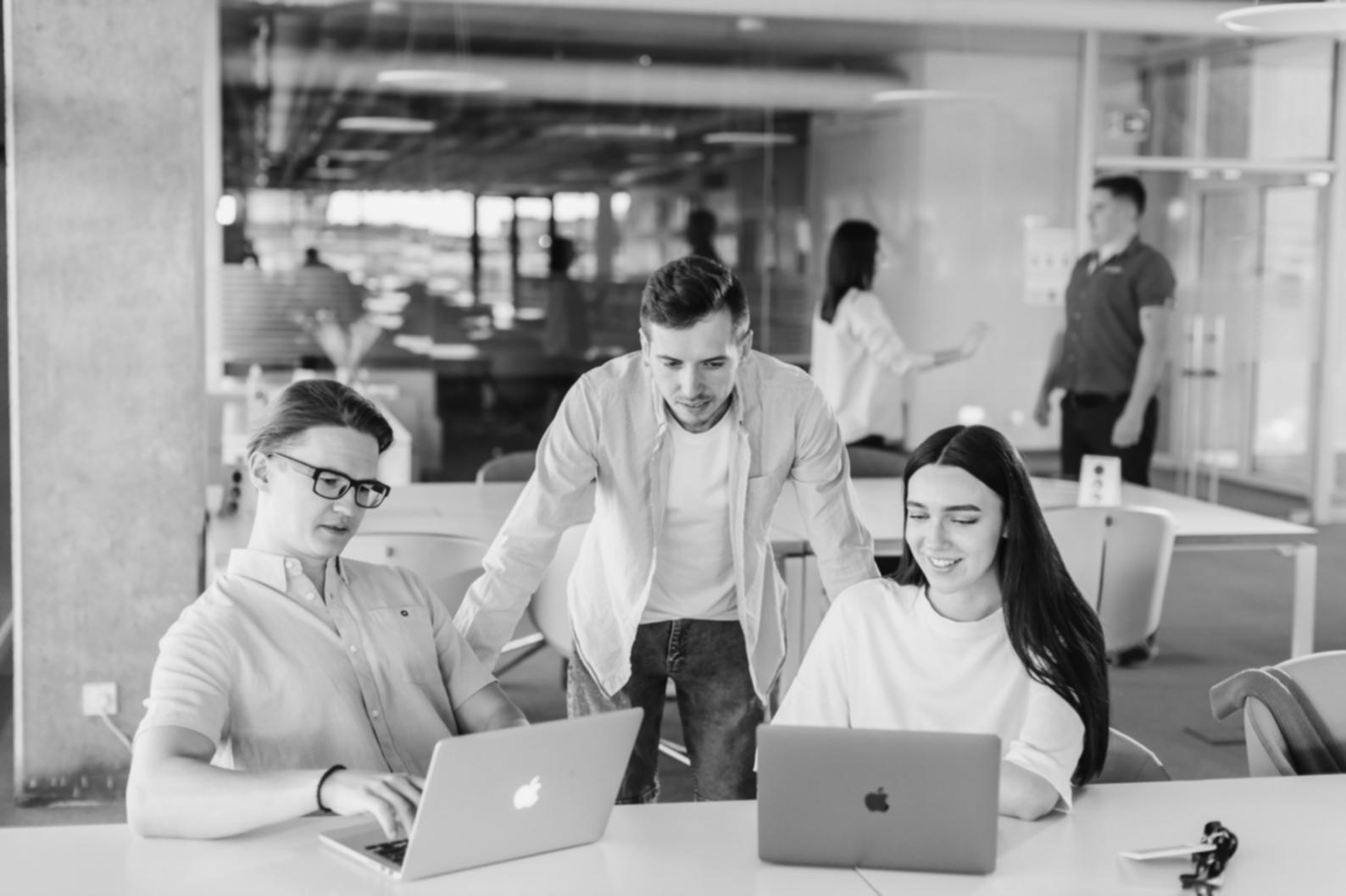Séance de formation en analyse financière avec documents et calculatrice